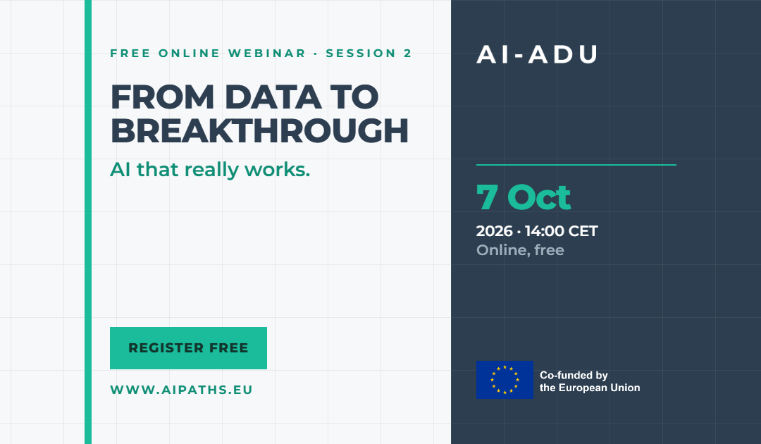 AI-ADU Webinar Series continues: “From Data to Breakthrough: AI That Really Works”